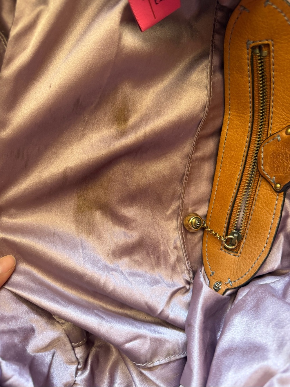 Vintage Leather Juicy Couture Purse - Picture 12 of 14